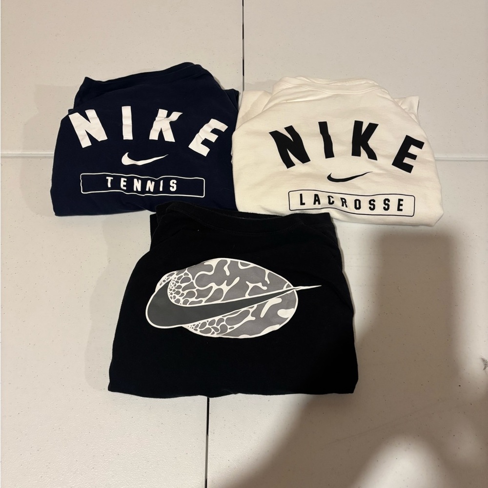 Lot Of 3 Nike The Nike Tee Cotton Athletic Shirts Men’s Size XL